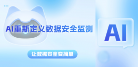 用AI重新定义数据安全监测，让数据安全变简单